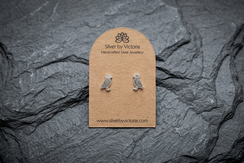 Puffin Stud Earrings