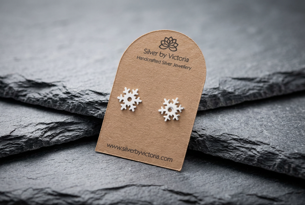 Snowflake Stud Earrings