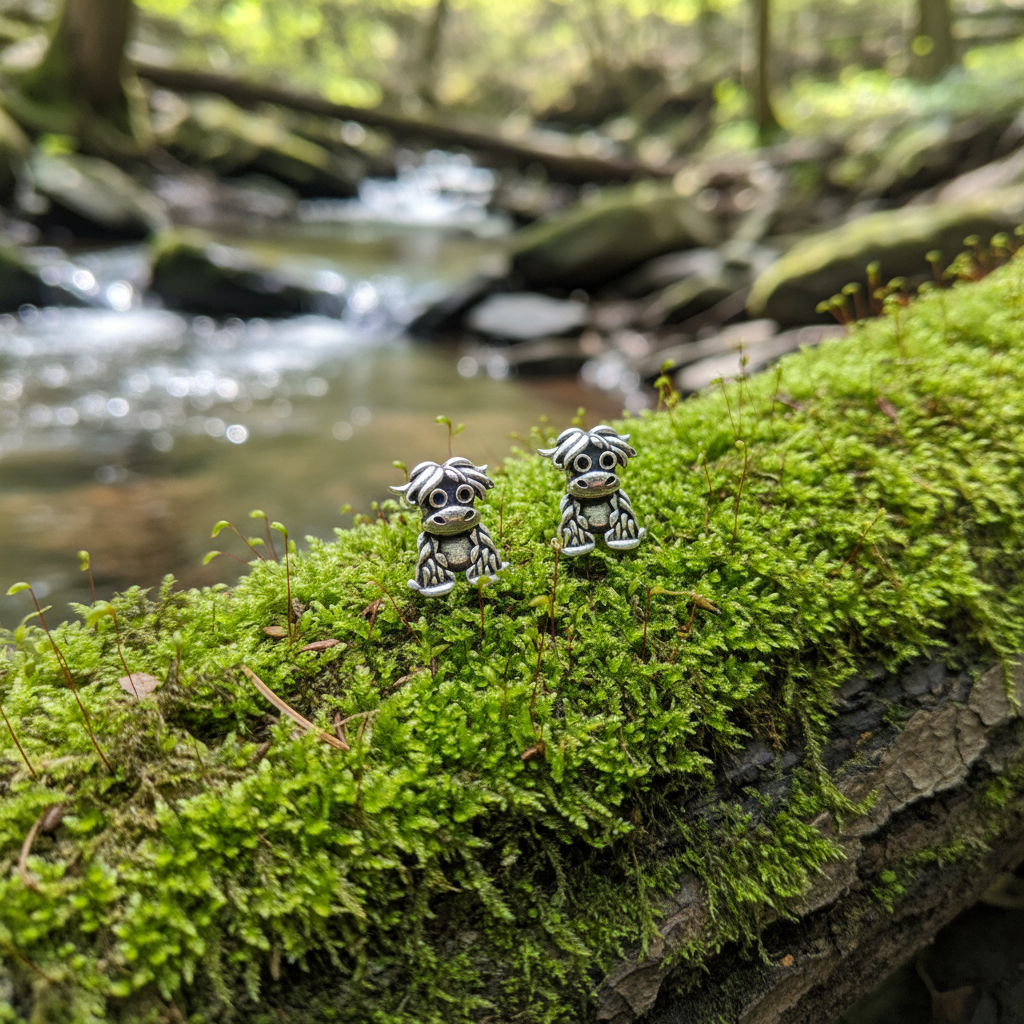 Highland Cow Stud Earrings