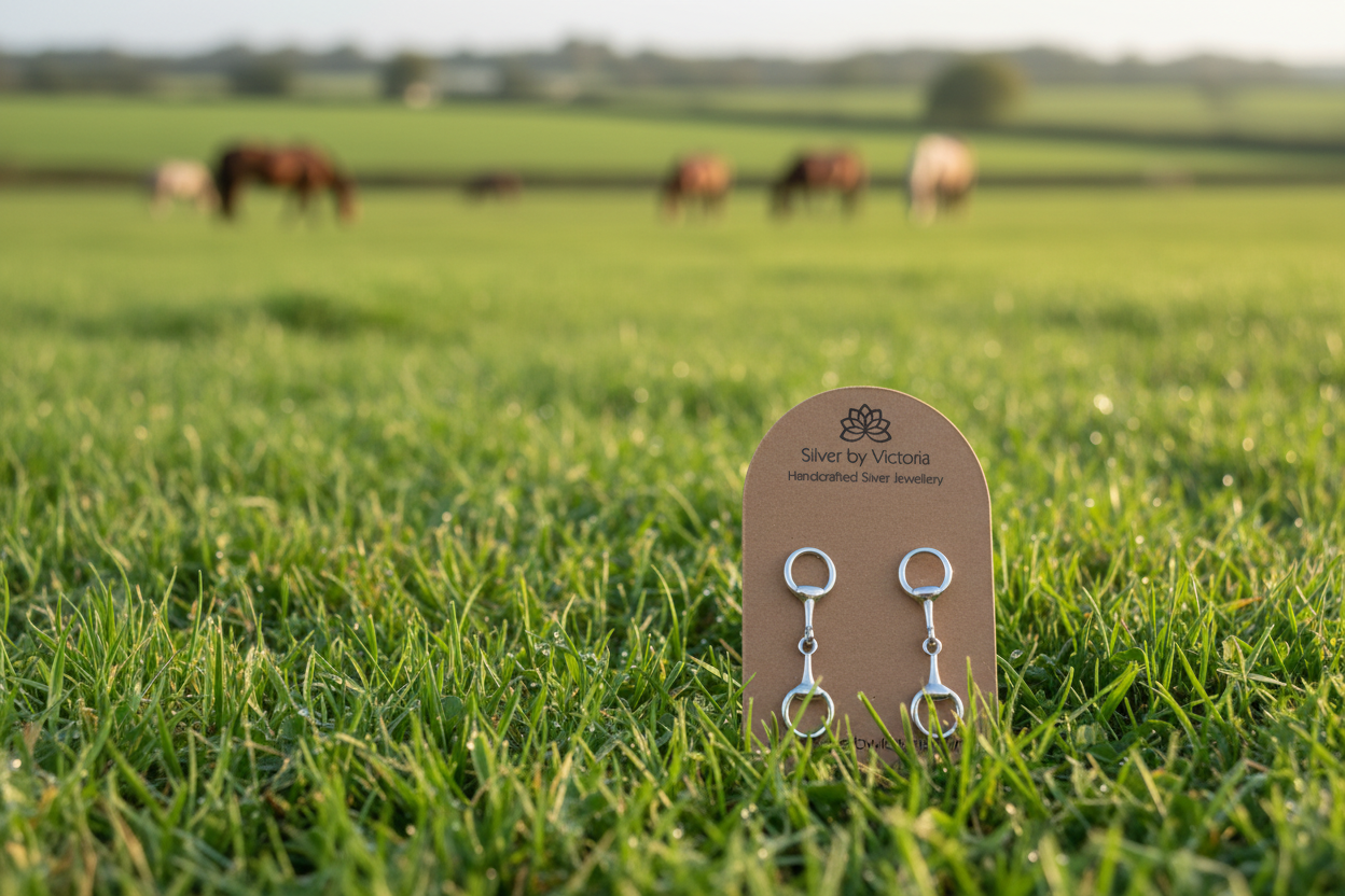 Snaffle Bit Stud Earrings