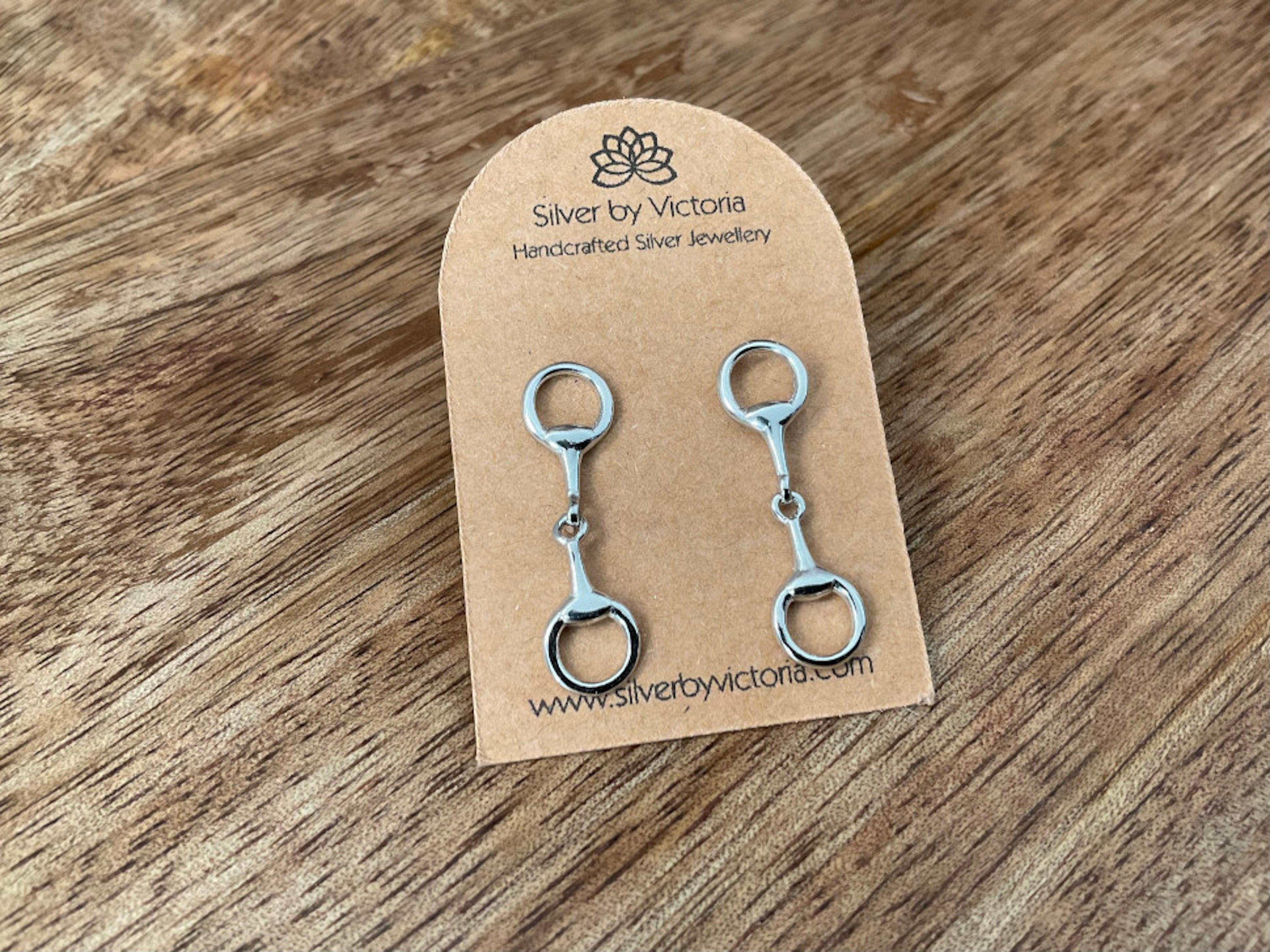 Snaffle Bit Stud Earrings