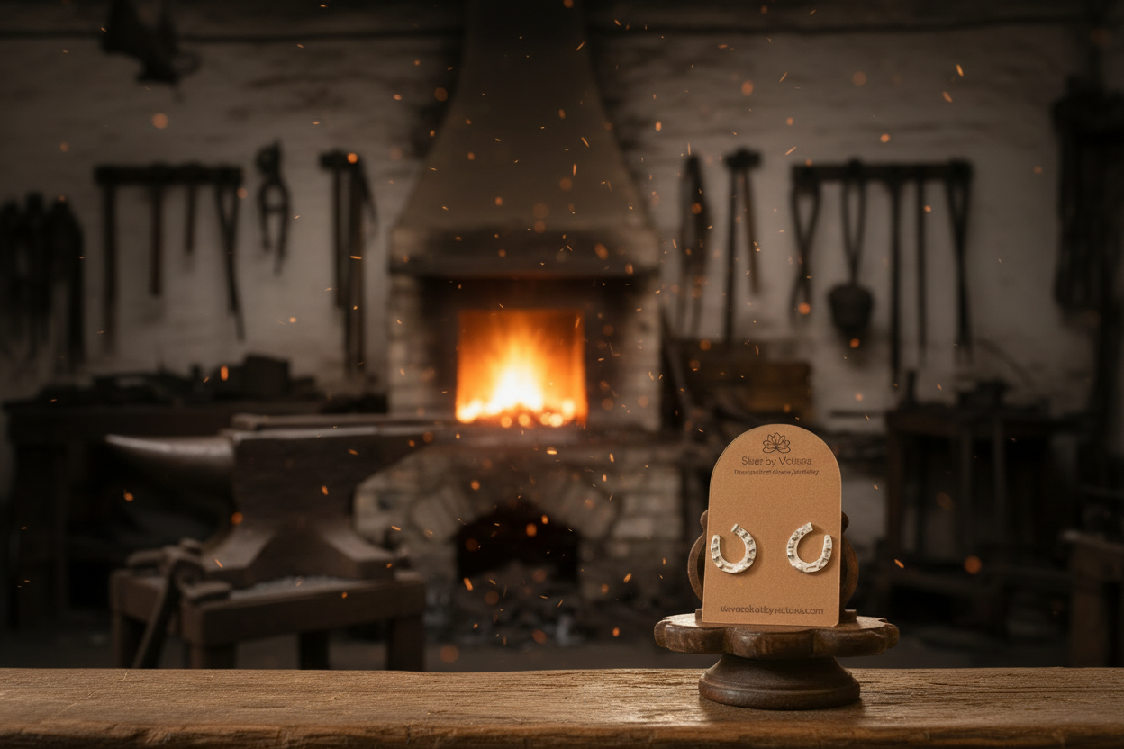 Horseshoe Stud Earrings