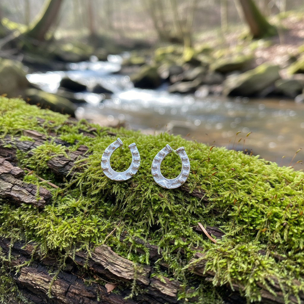 Horseshoe Stud Earrings