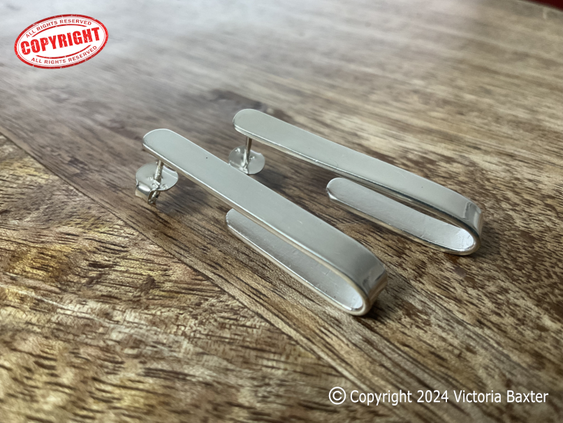 Sheep Tag Stud Earrings - Personalised