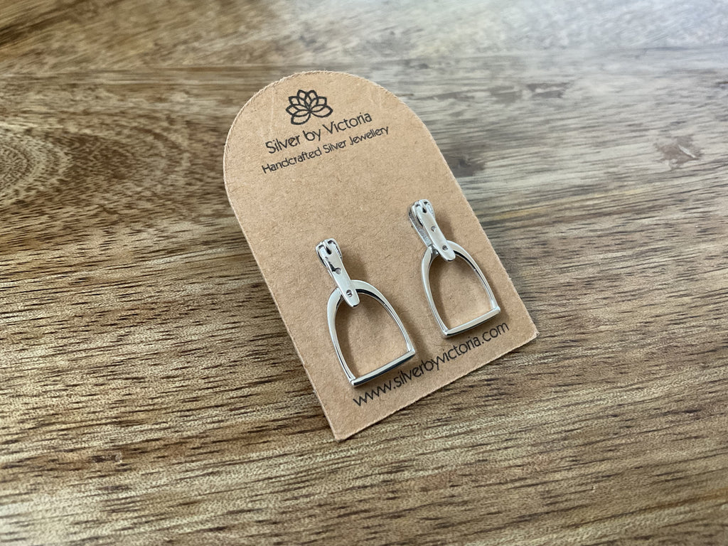 Stirrup Stud Earrings