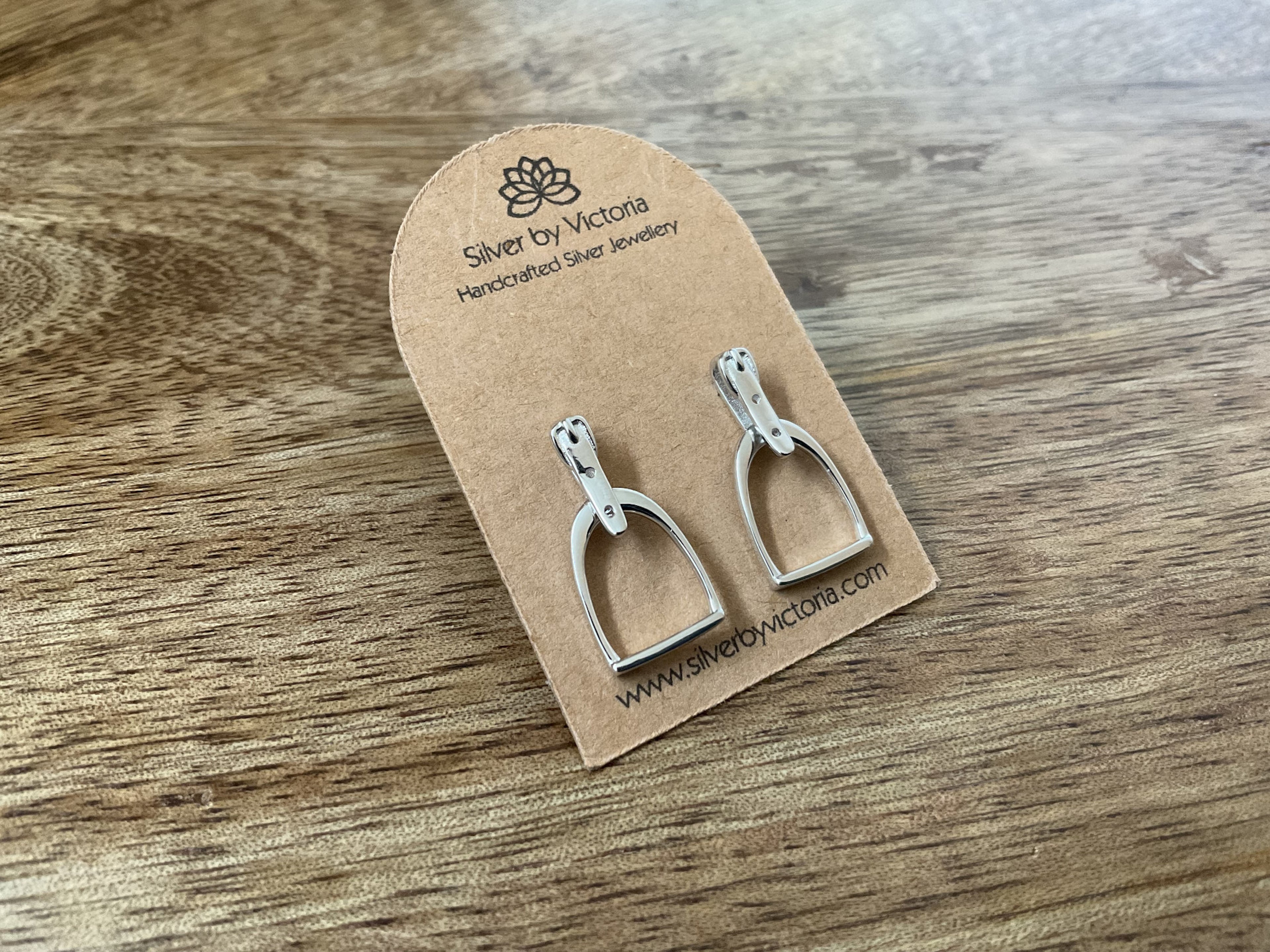 Stirrup Stud Earrings