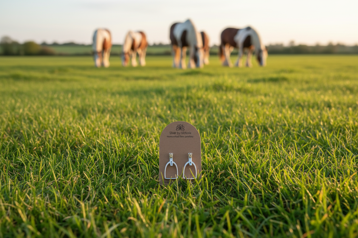 Stirrup Stud Earrings