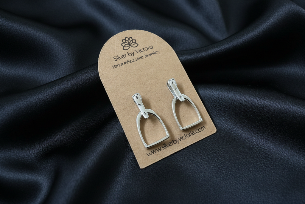 Stirrup Stud Earrings