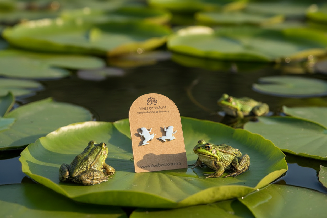 Frog Stud Earrings