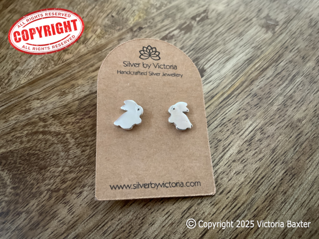 Rabbit Stud Earrings