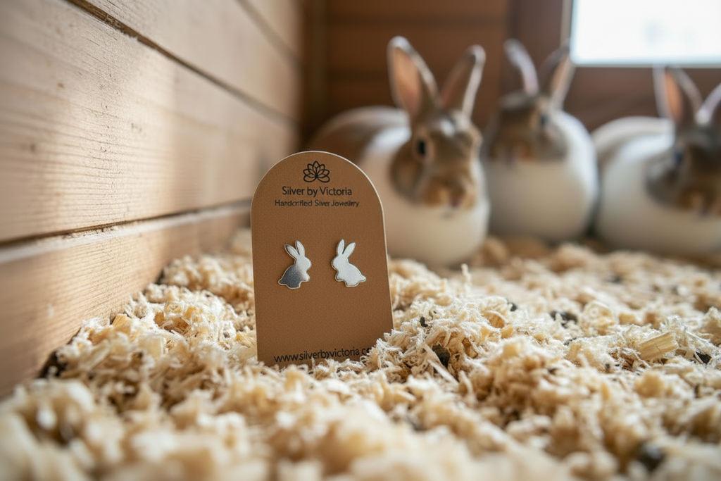 Rabbit Stud Earrings