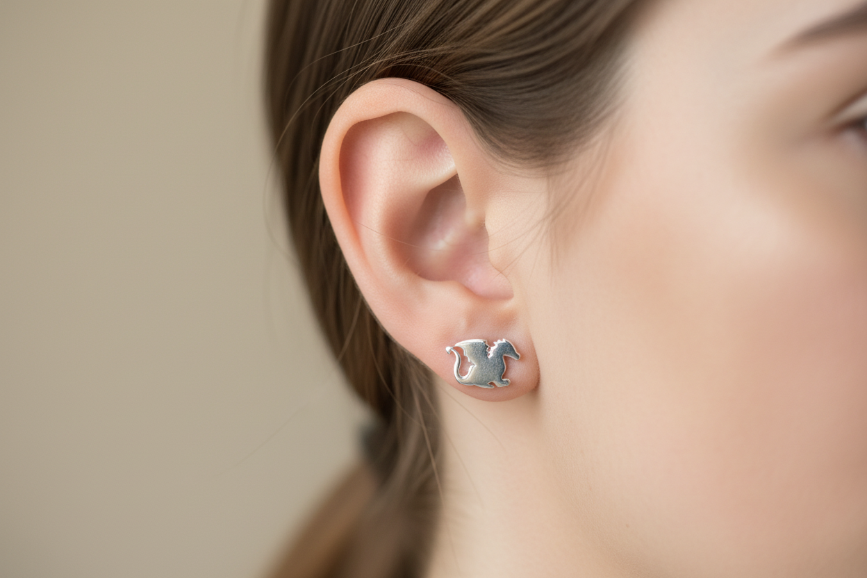 Dragon Stud Earrings