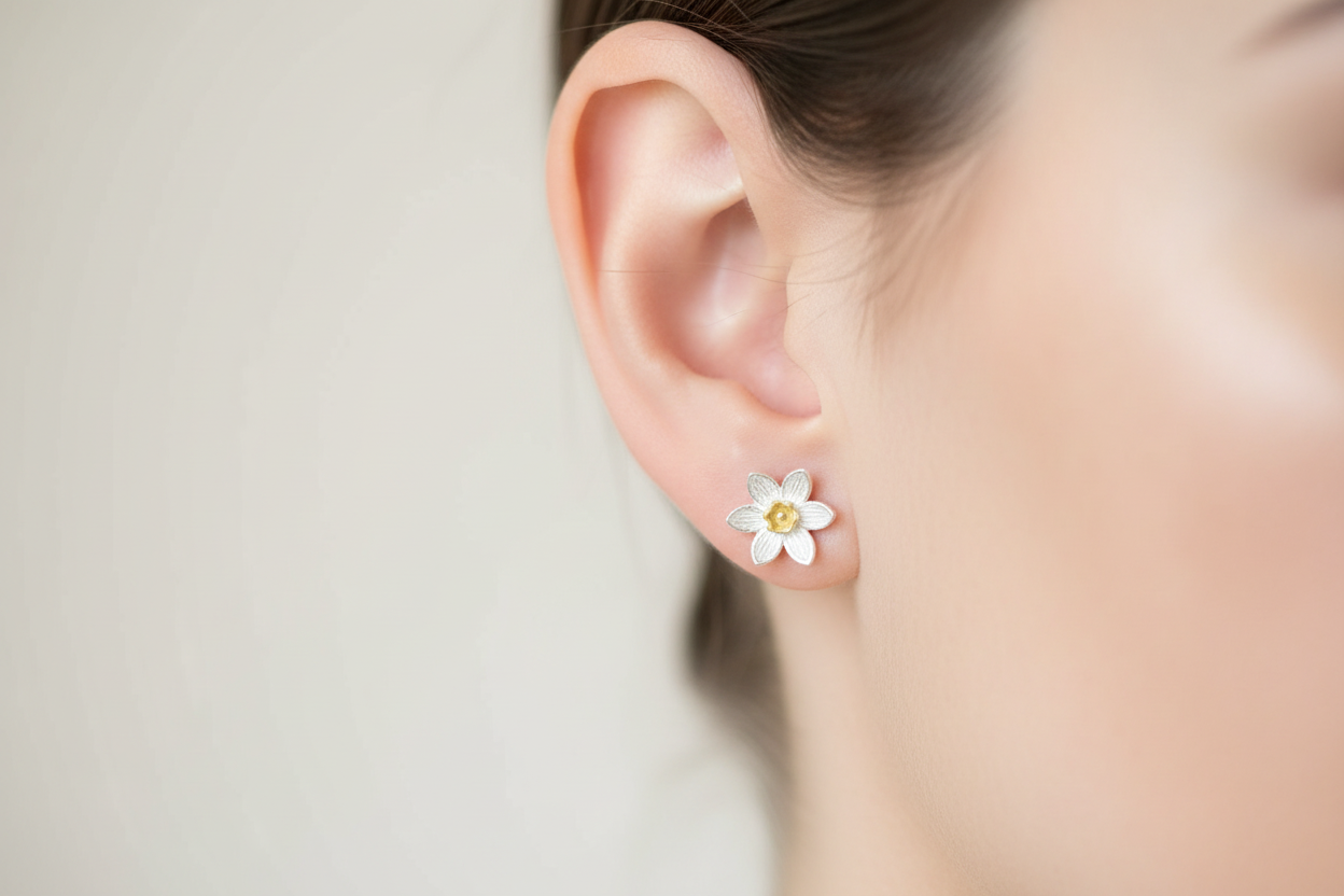 Daffodil Stud Earrings
