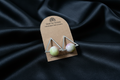 Triangle Stoneset Stud Earrings