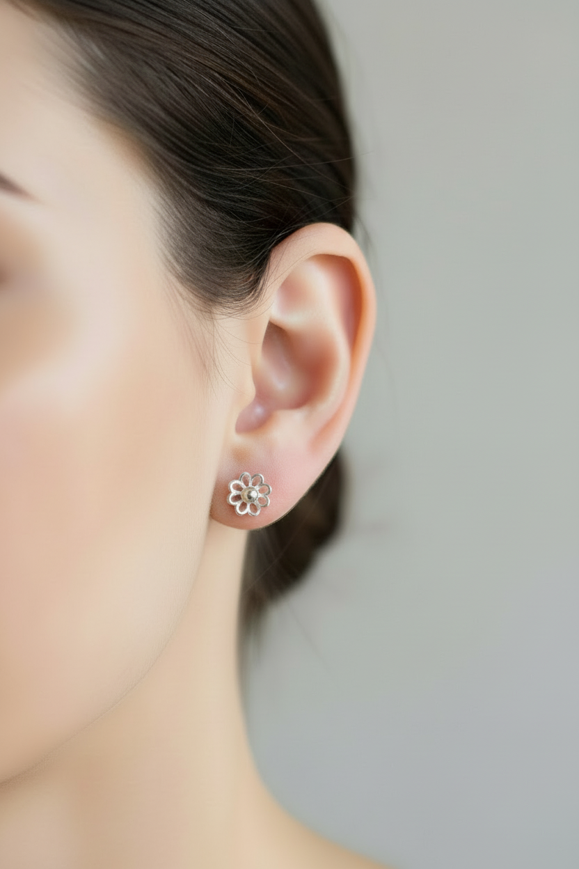 Flower Stud Earrings