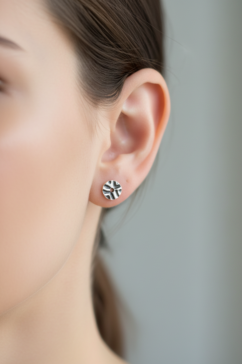 Wheel Stud Earrings