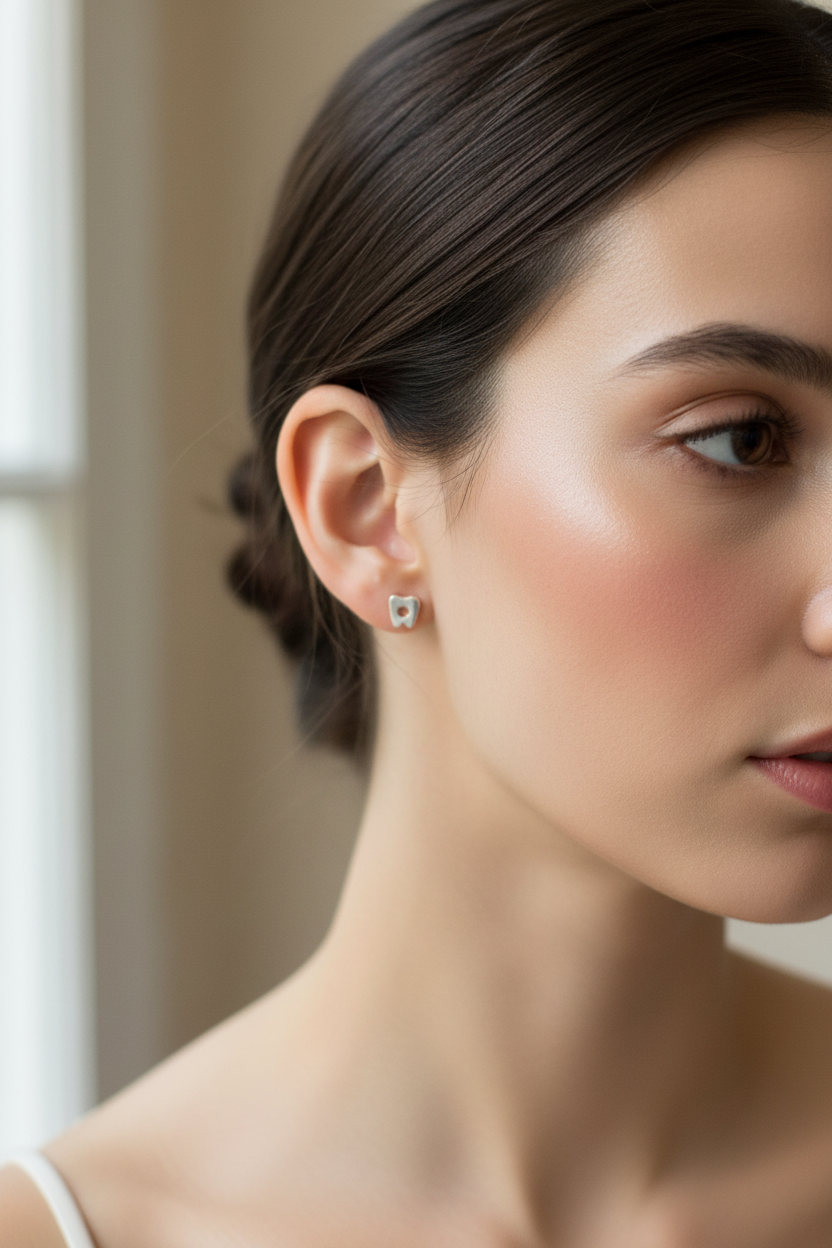 Tooth Stud Earrings