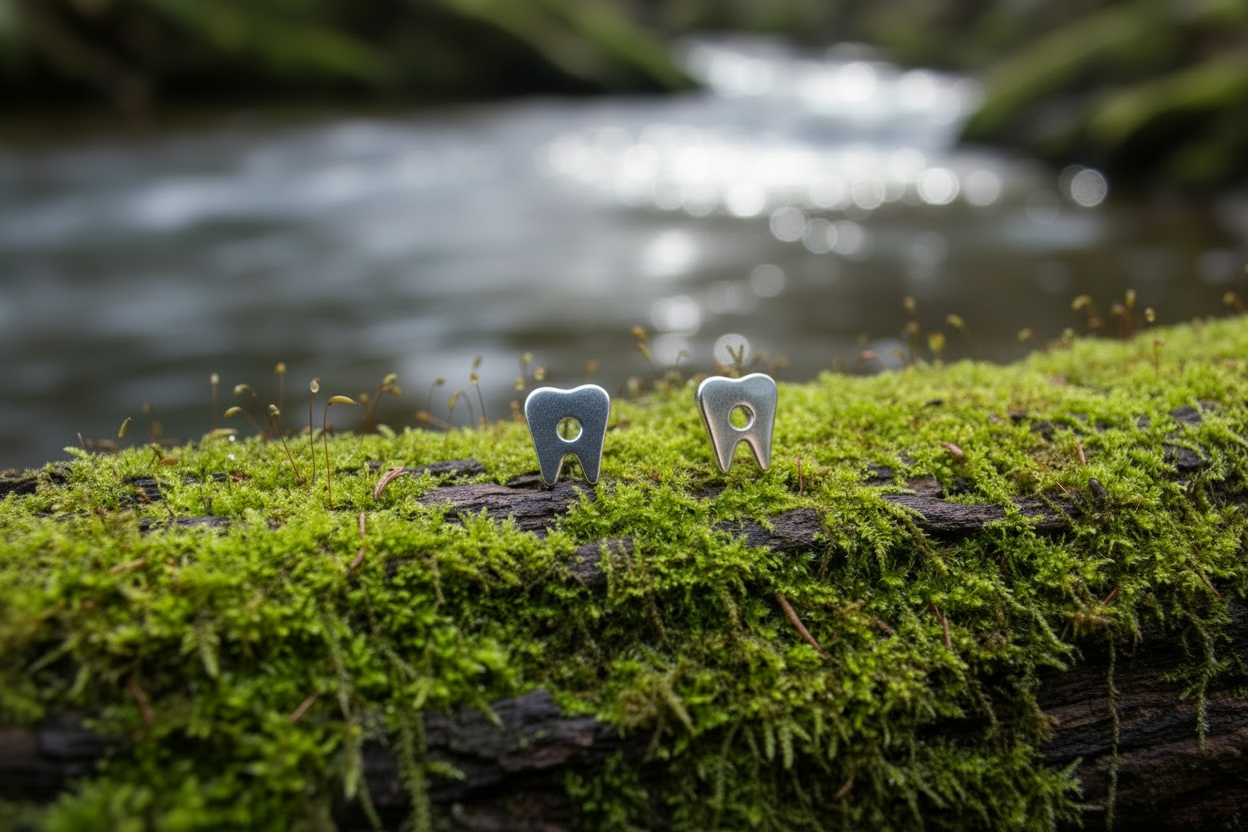 Tooth Stud Earrings