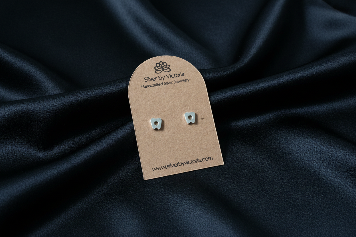 Tooth Stud Earrings