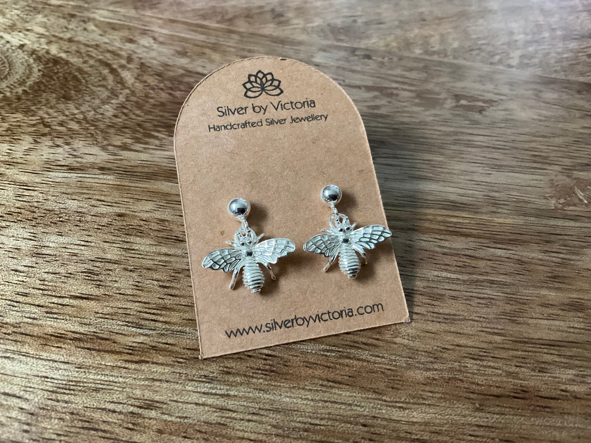 Bee Stud Dangle Earrings