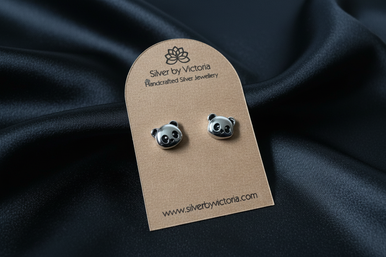 Panda Stud Earrings