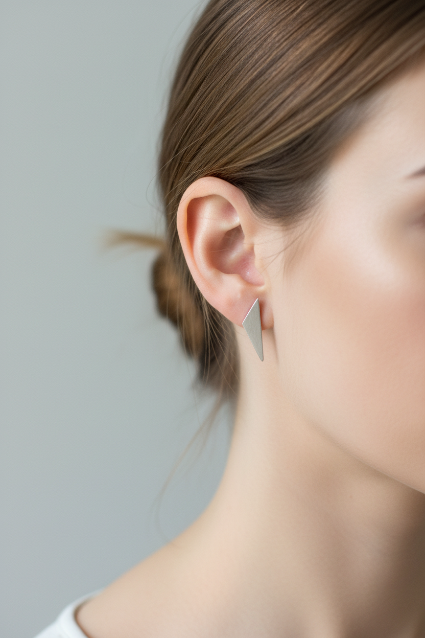 Triangle Stud Earrings