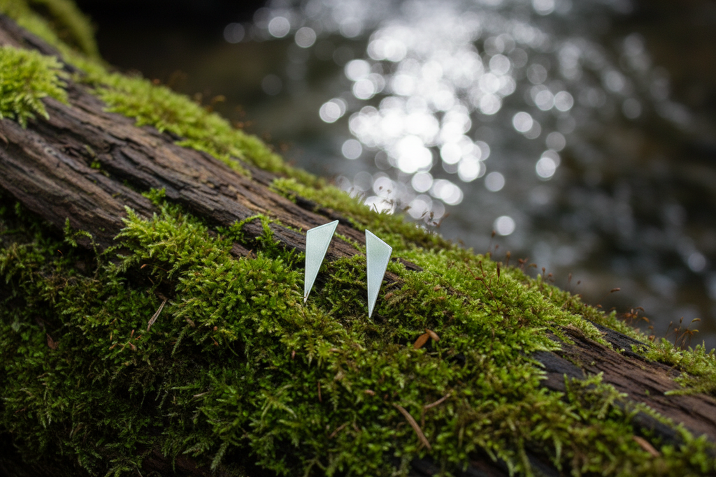 Triangle Stud Earrings