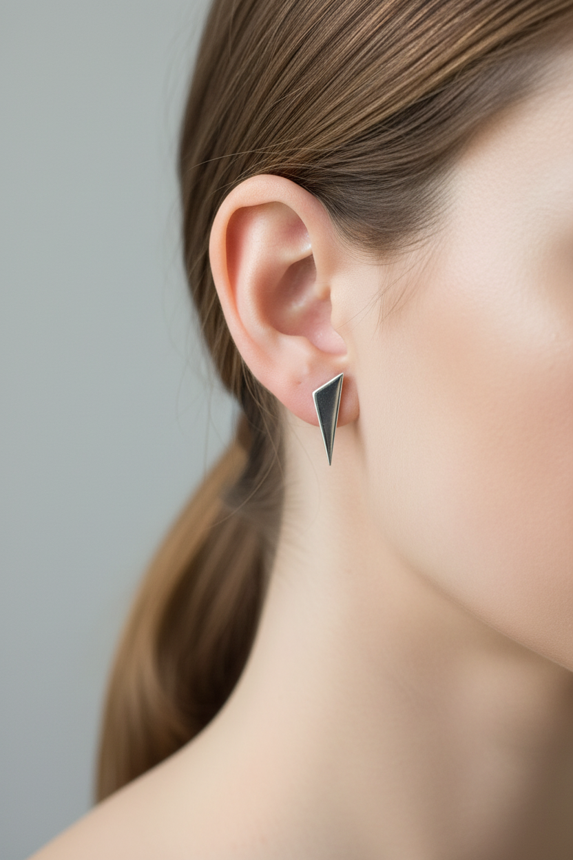Triangle Stud Earrings