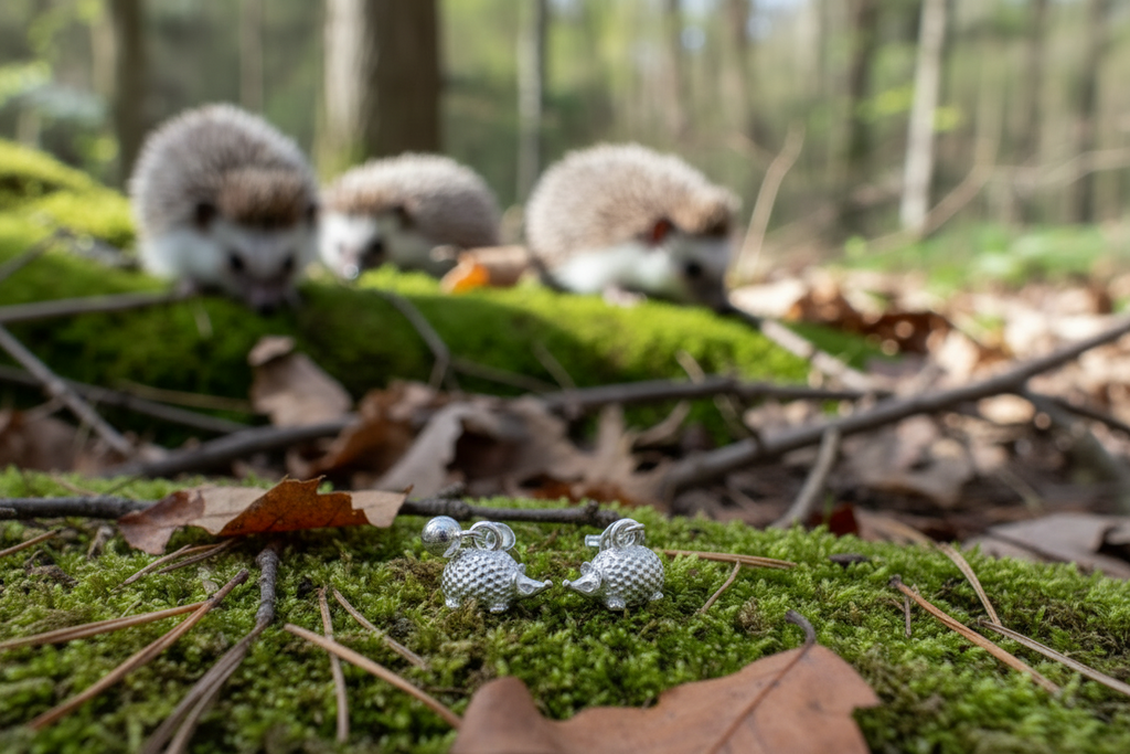 Hedgehog Stud Earrings