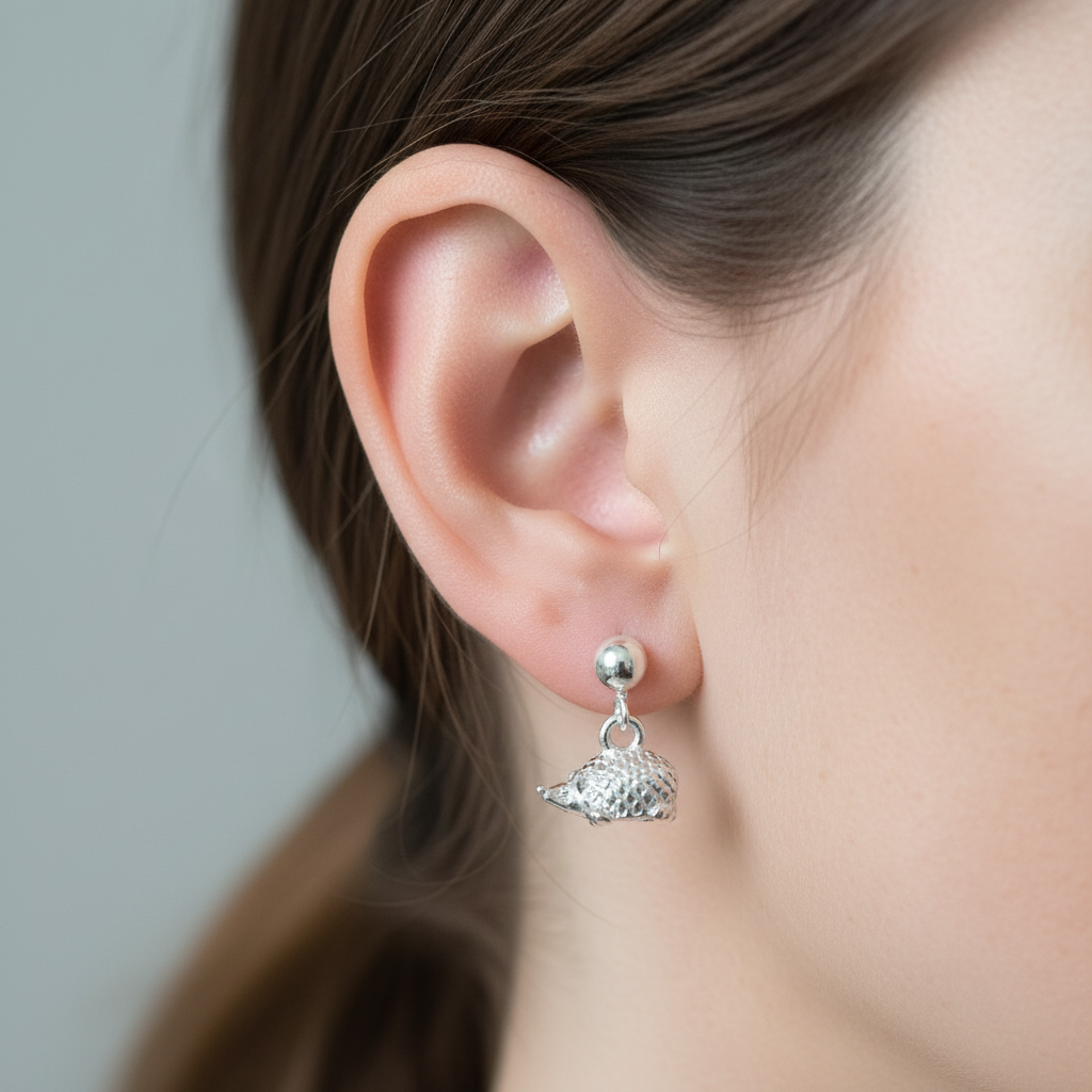 Hedgehog Stud Earrings