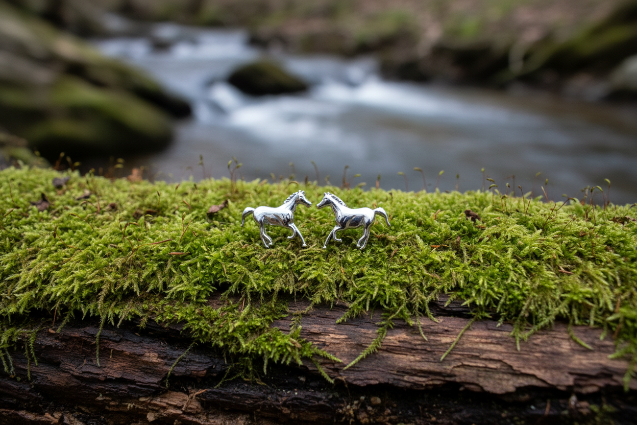 Horse Stud Earrings
