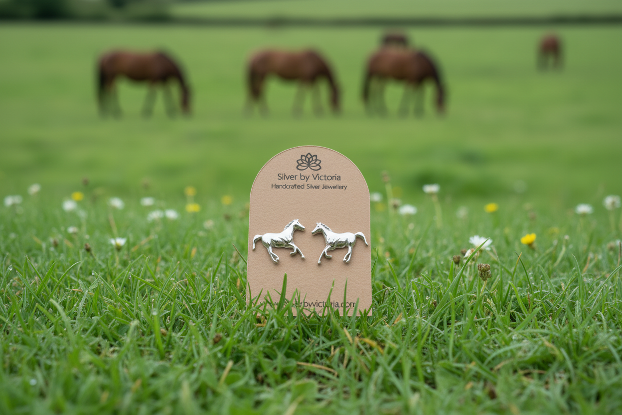 Horse Stud Earrings