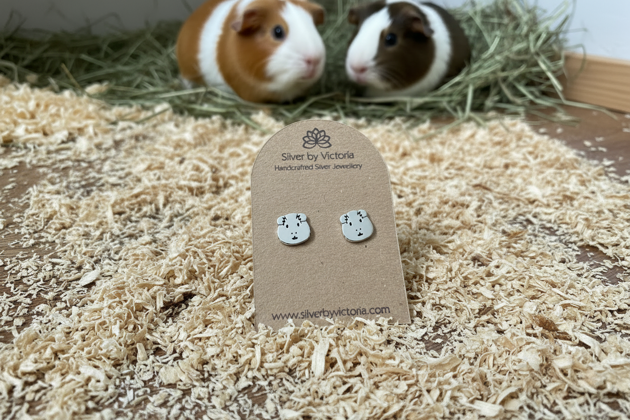 Guinea Pig Stud Earrings