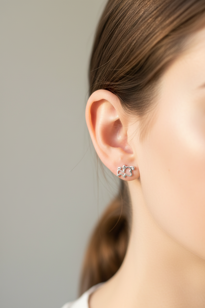 Dog Stud Earrings