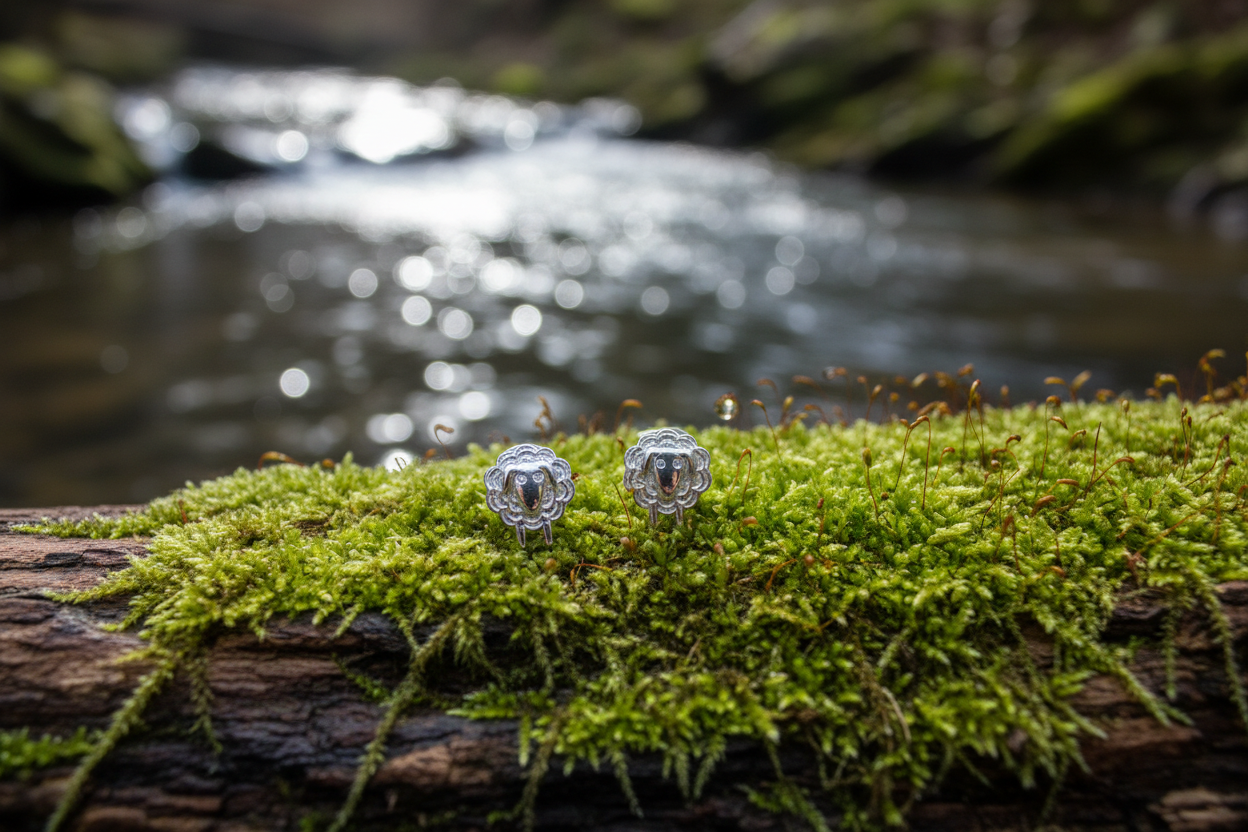 Sheep Stud Earrings