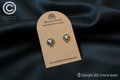 Sheep Stud Earrings - Oxidised