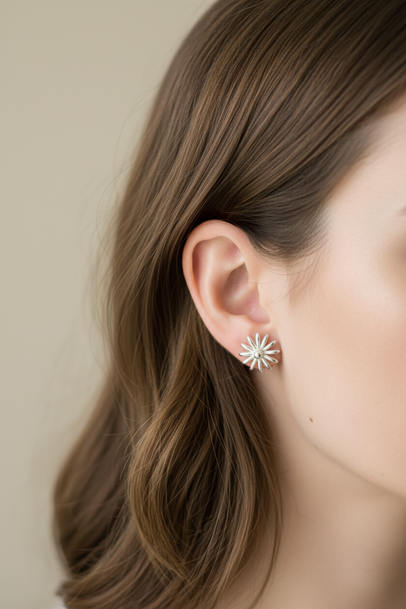 Flower Stud Earrings