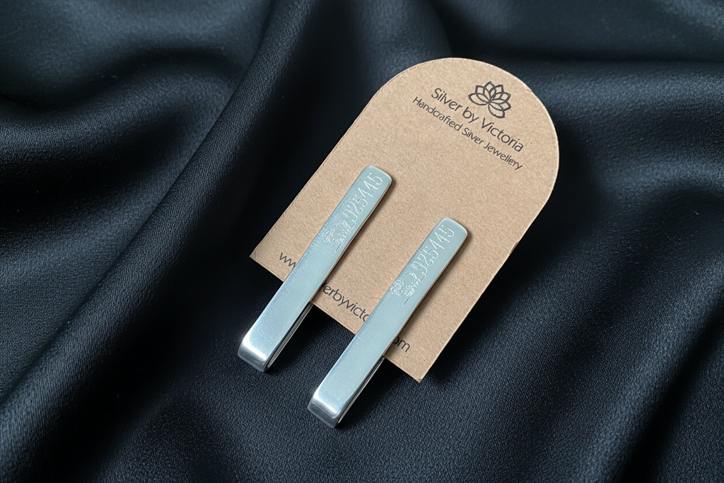 Sheep Tag Stud Earrings - Personalised