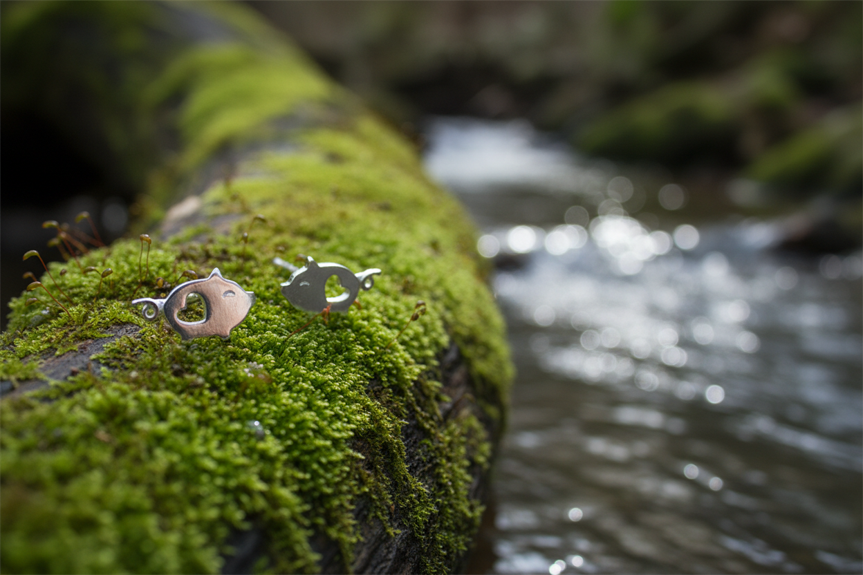 Pig Stud Earrings
