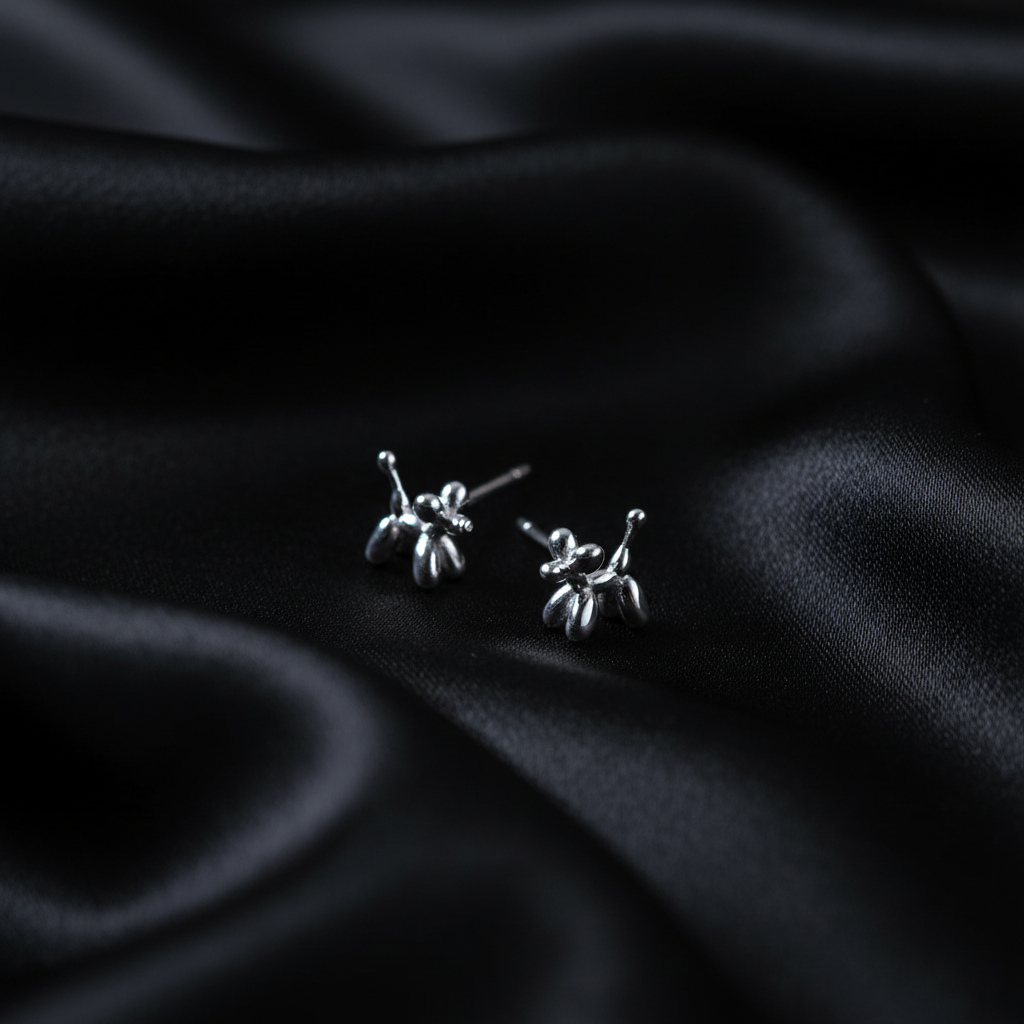Balloon Dog Stud Earrings
