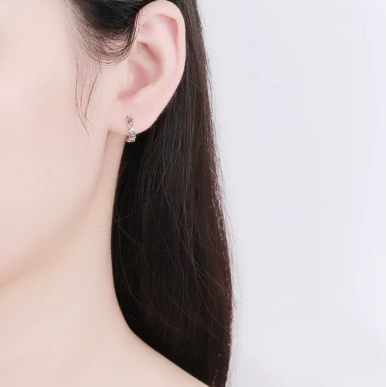 Heart Hoop Earrings