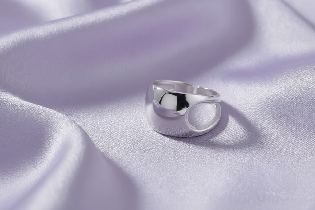 Abstract Adjustable Ring - Size M