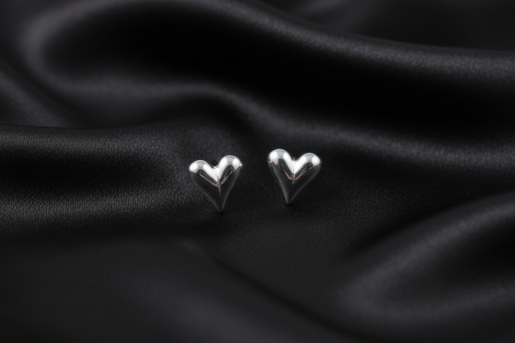 Articulated Heart Stud Earrings (Copy)