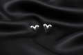 Articulated Heart Stud Earrings (Copy)