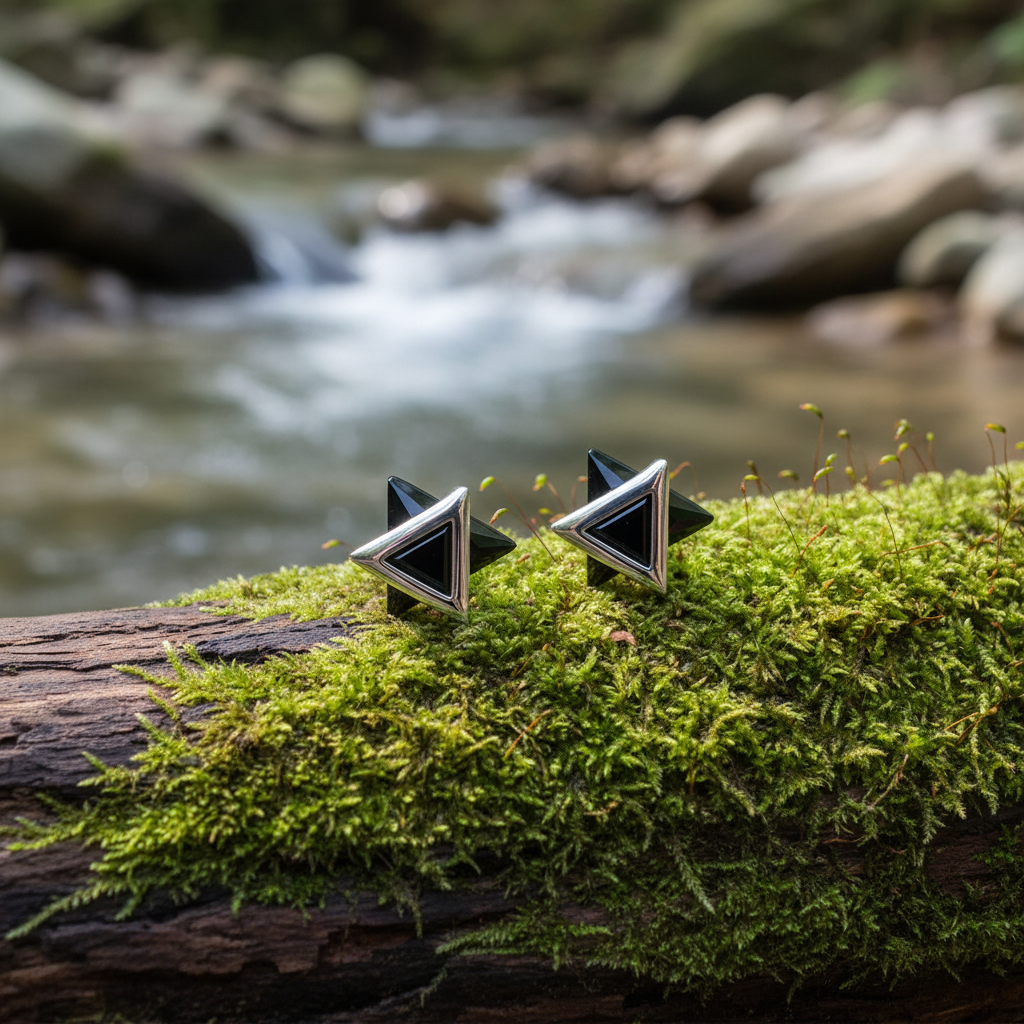 Articulated Heart Stud Earrings (Copy) (Copy)