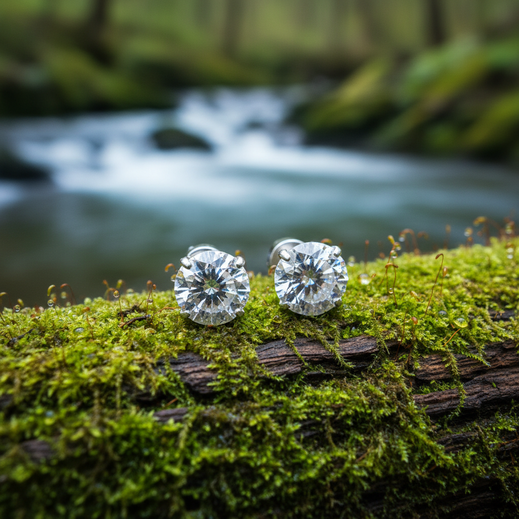 Articulated Heart Stud Earrings (Copy) (Copy) (Copy)