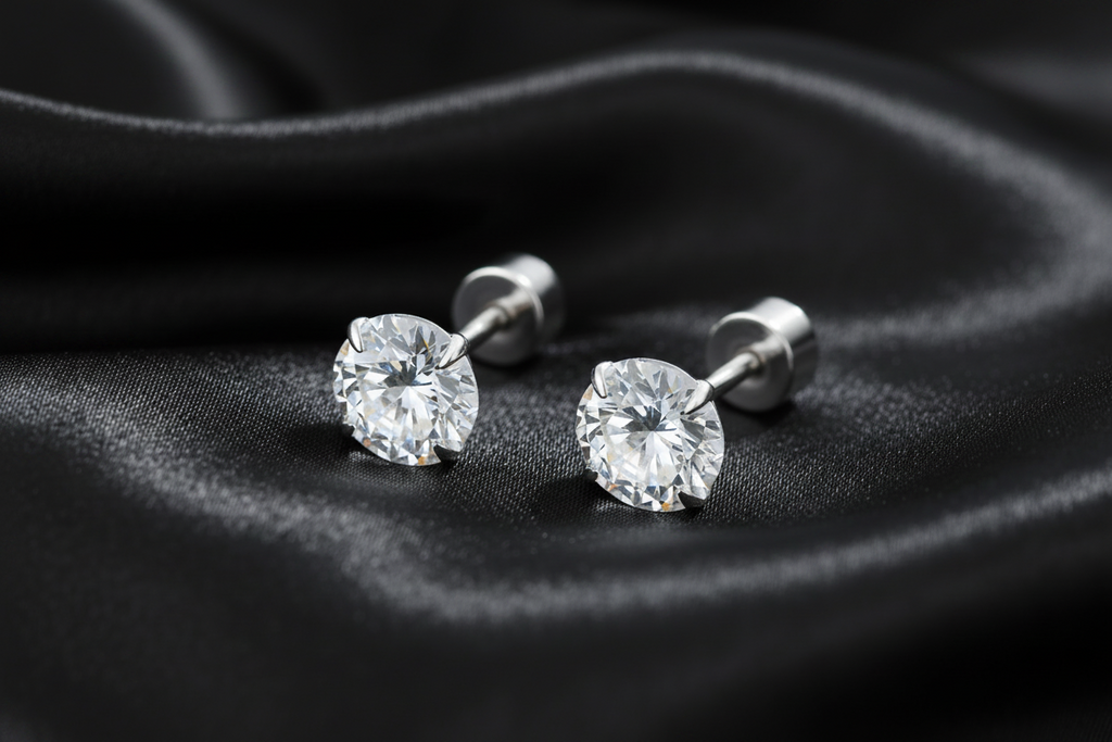 Articulated Heart Stud Earrings (Copy) (Copy) (Copy)