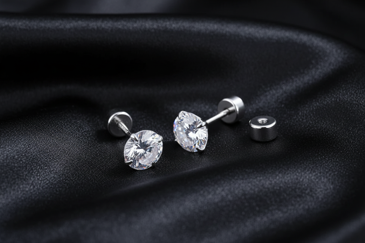 Articulated Heart Stud Earrings (Copy) (Copy) (Copy)