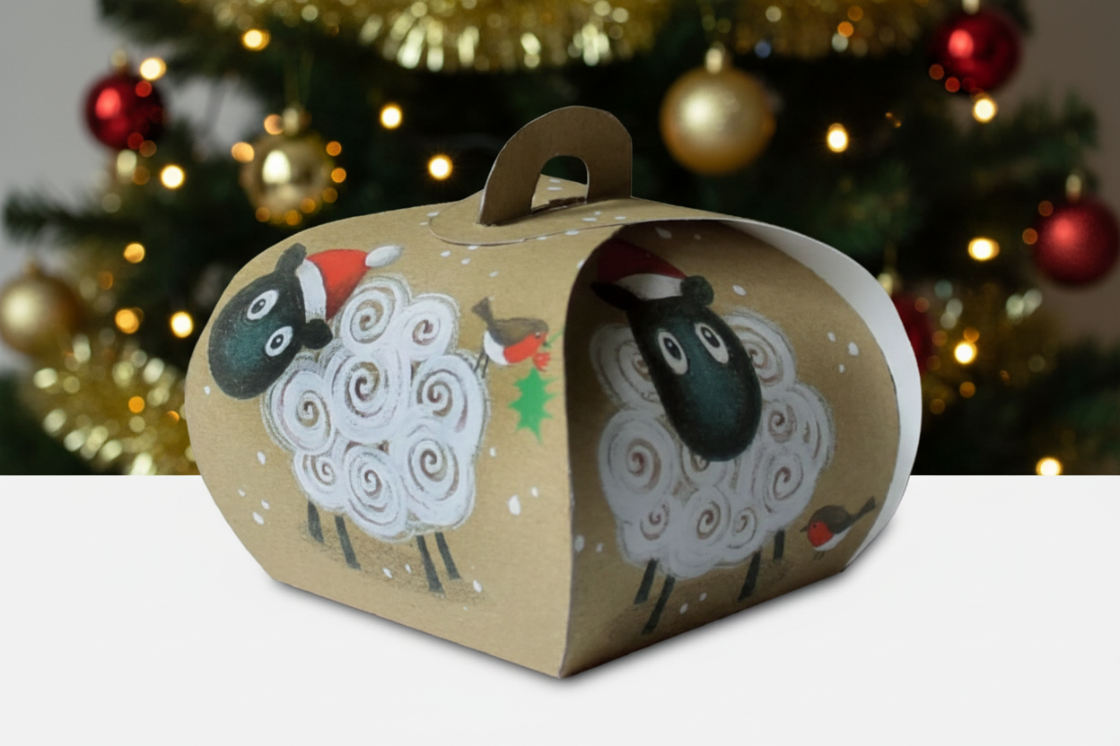 Sheep Christmas Gift Box