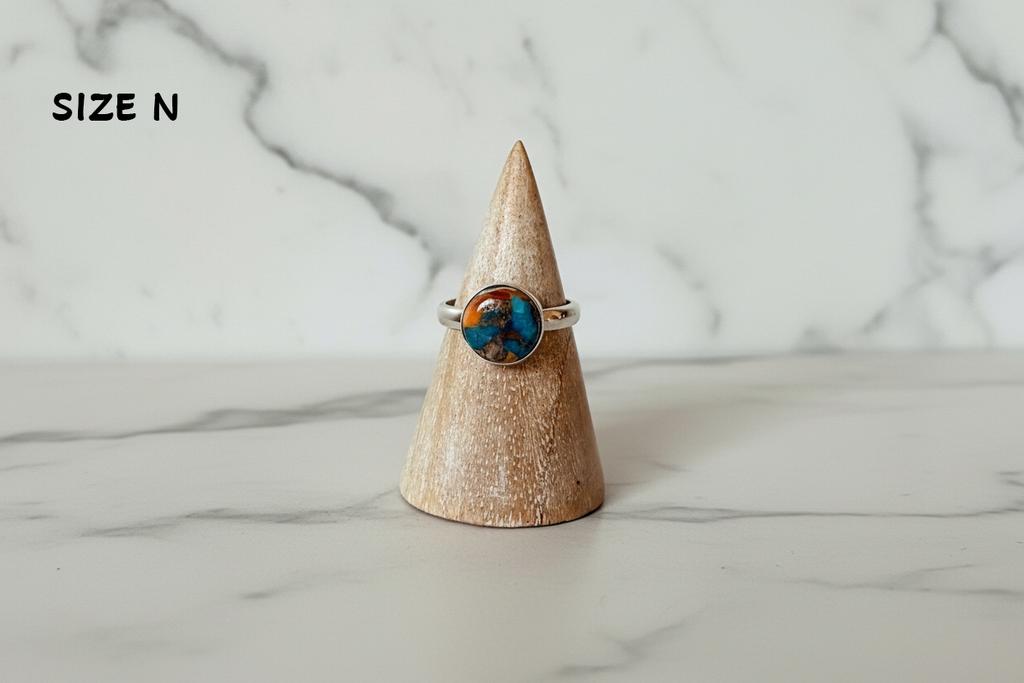 Oyster Turquoise Stoneset Ring